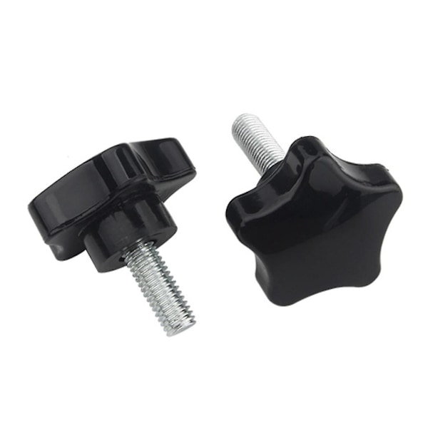 10 stk M6/m8 håndskrue femstjernet hovedgevind spændeskruer Boltknop 8*30mm