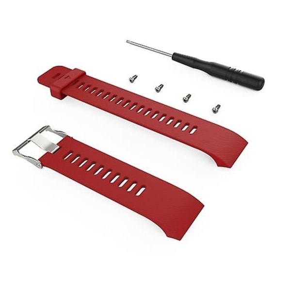 För Garmin Forerunner 30 / 35 Silicone Watch Band Red