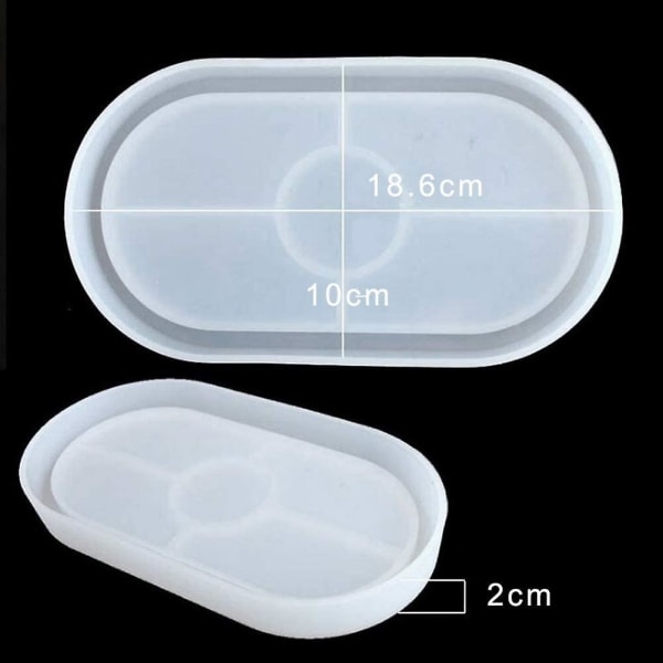 Lanjue Dish Resin Mold Silikonfremstilling Epoxy Mold Clay Coaster Epoxy Resin Mold