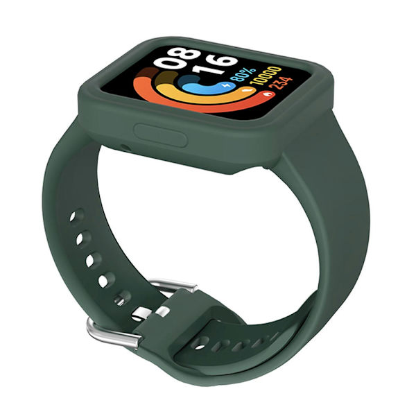 Silikonihihna Xiaomi Redmi Watch / Watch Lite -kellolle Pine Green