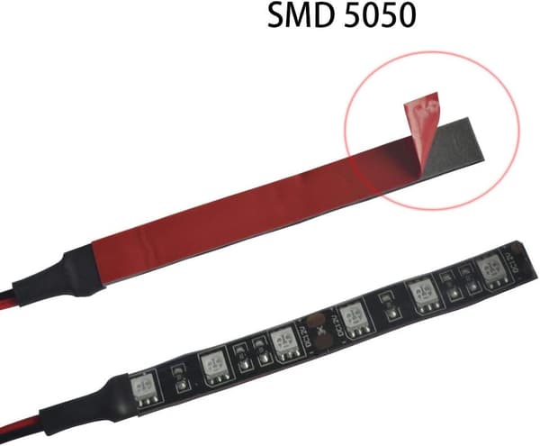 Universal 5050 LED Strip til Motorcykel - Amber Blinklys