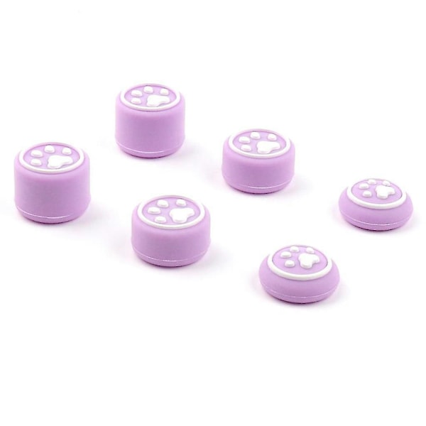 For Switch / Lite / Oled Analog Stick Cover 6pc Katteklo Tommelfinger Greb-hætter