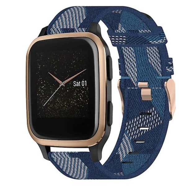 Garmin Venu Sq 20 mm: nylon kudottu watch Blue
