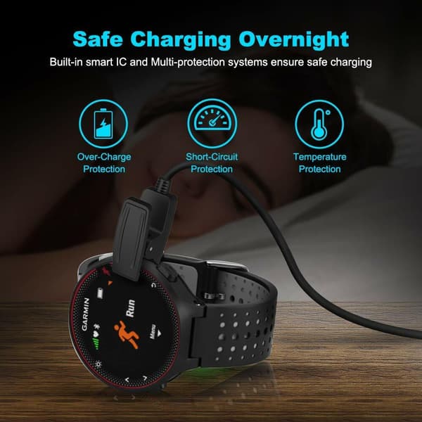 Laddare för Garmin Forerunner 35 30 230 235 630 USB-laddningsdatakabel