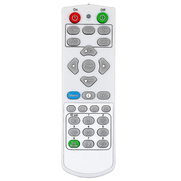 Replaced Remote Control Fit For Pa503x Q-3101 Pa502s Pjd51 Projector Q-3101 Remote Control Replacement White