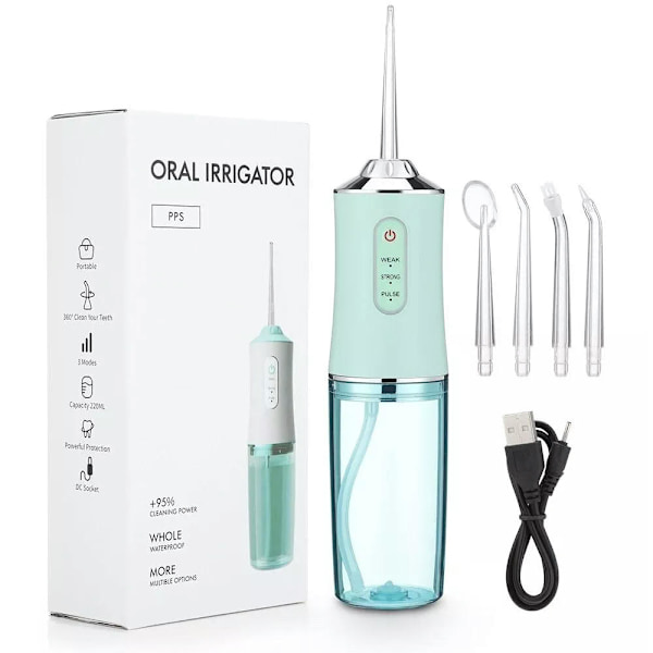 Oral Irrigator Vattentrådare Tandtråd Rengöring 4 Jet Tips