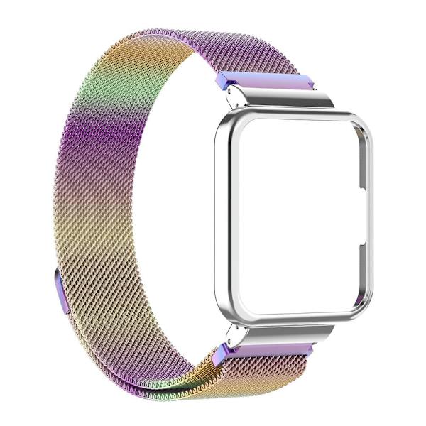 Metalrem med urramme til Xiaomi Redmi Watch 2 Lite Colorful