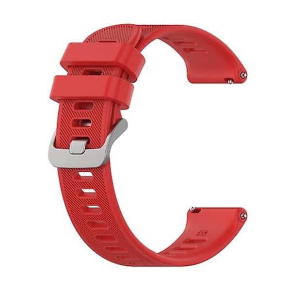 För Garmin Forerunner 158 / 55 Twill Silicone Watch Band Red