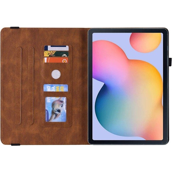 Samsung Galaxy Tab S6 Lite 10.4 2020 Sm P610/p615 Butterfly Brown -tablettikotelo