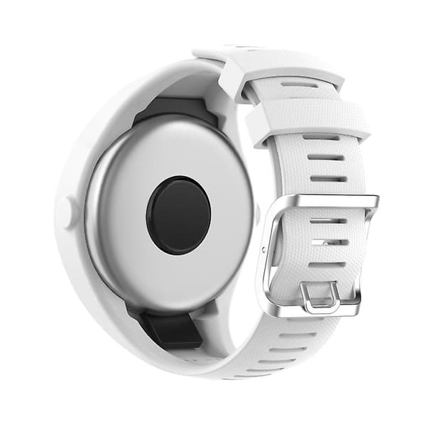 For Polar M200 Texture Silicone Watch Band, One Size White