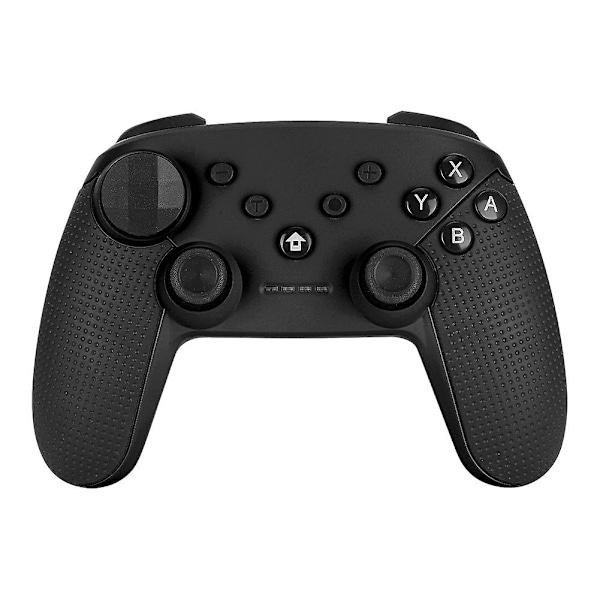 Trådløs Bluetooth 6-akset spilmaskine Gamepad-controller med vibration til Switch uden NFC-funktion sort