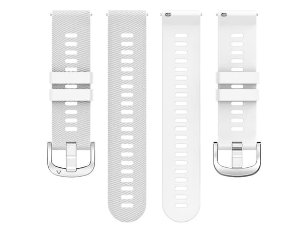 Rem til Garmin Forerunner255 22Mm Hvidt Kryds Tekstur Silikone Urrem