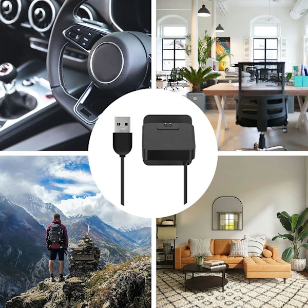 Lader for Xiaomi Redmi Band 2 - Ladekabel med stativfunksjon