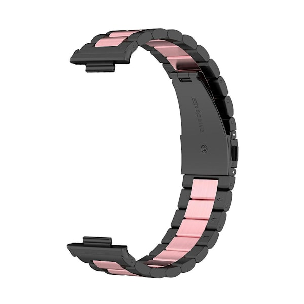 Rustfritt stålrem passer til Huawei Watch Fit 2 vanntett armbåndsur black pink