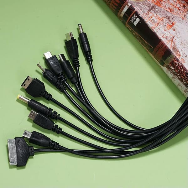USB-kabel 10i1 Universal Multi-Function Mobiltelefonoplader LZ B-opladning L2L8