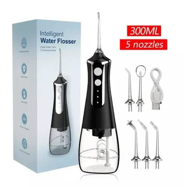 Oral Irrigator Dental Water Flosser Black