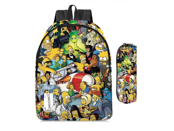 Studentsekk The Simpsons Todelt sett3