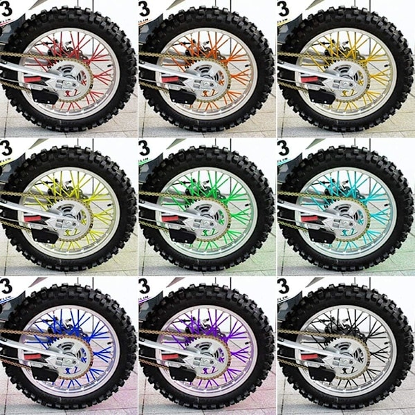 Universal Skyddssats - 72 delar för motocrosscyklar och mountainbikes