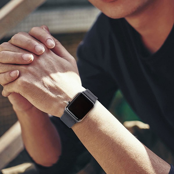 Elastisk Solo Loop-reim kompatibel med Apple Watch-reimer 10 38mm/40mm/41mm