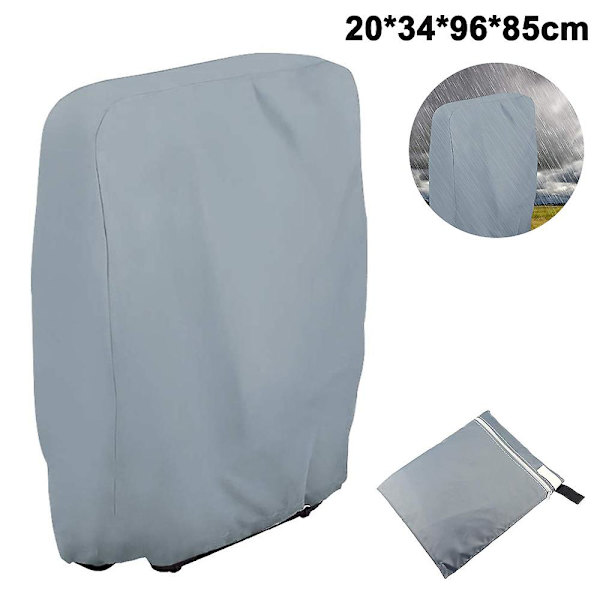 Ulkoilman nollgravitaatiotaitettava tuolinpäällinen vedenpitävä pölytiivis nurmikon terassin huonekalupeitteet Kaikki sääolosuhteet kestävät Grey W 96 * H 85cm