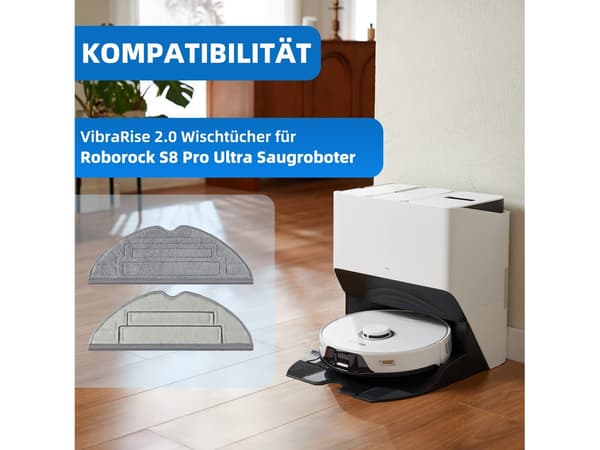 Mop för Xiaomi Roborock S8/S8 Dual Vibration 6-pack