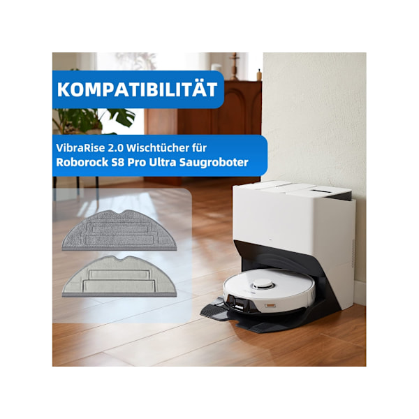 Mop til Xiaomi Roborock S8/S8 Dual Vibration 6-pak