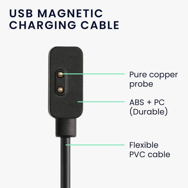 Oplader til Xiaomi Mi Band 7 Pro Poco Watch USB-opladerkabel