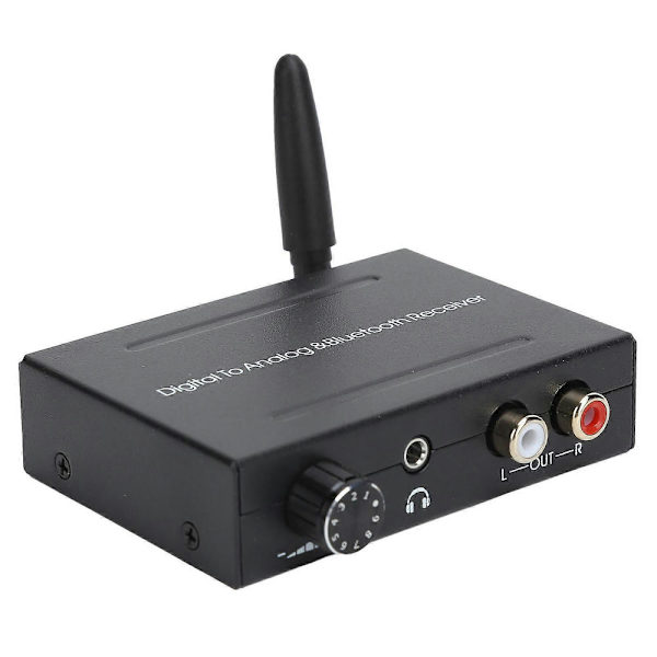 Digital til analog lydkonverter Bluetooth-modtager optisk koaksial lydkonverter