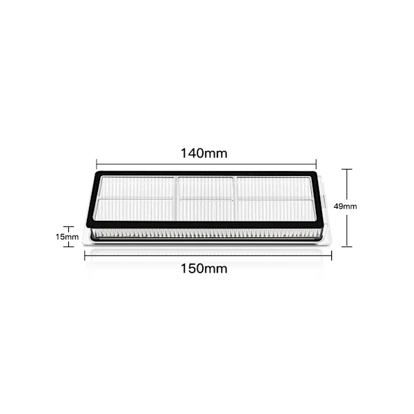 Tilbehør til Xiaomi Mi Robot Vacuum Mop 2 Stytj03Zhm 12 deler