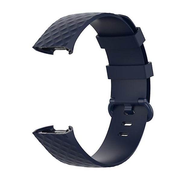 Färgspänne Tpu Watch för Fitbit Charge 4 / Charge 3 Se Navy Blue