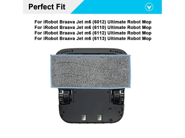 8-pack våta moppdynor för iRobot Braava Jet M6/6012