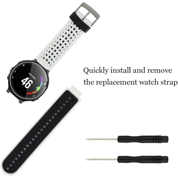Garmin Forerunner 220/230/235/620/630/735XT/235Lite udskiftningsrem til smartur