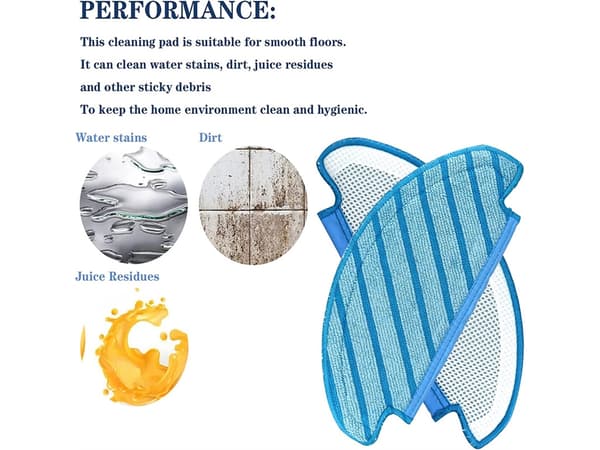6-pack Ecovacs Deebot T8/T8/T8 Aivi/T8 Max/T9 Moppdukar