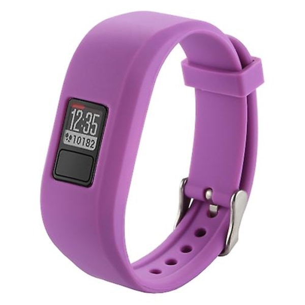 Til Garmin Vivofit 3 Smart Watch Silikone Urbånd, Længde: Cirka 24,2 cm Purple