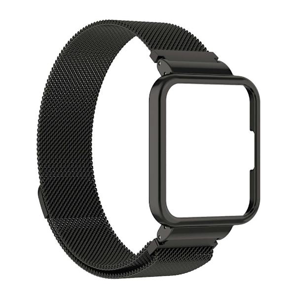 Metallrem med klockram för Xiaomi Redmi Watch 2 Lite Black
