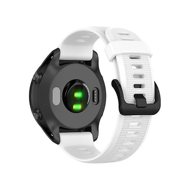 Til Garmin Forerunner 945 Silikone urrem White