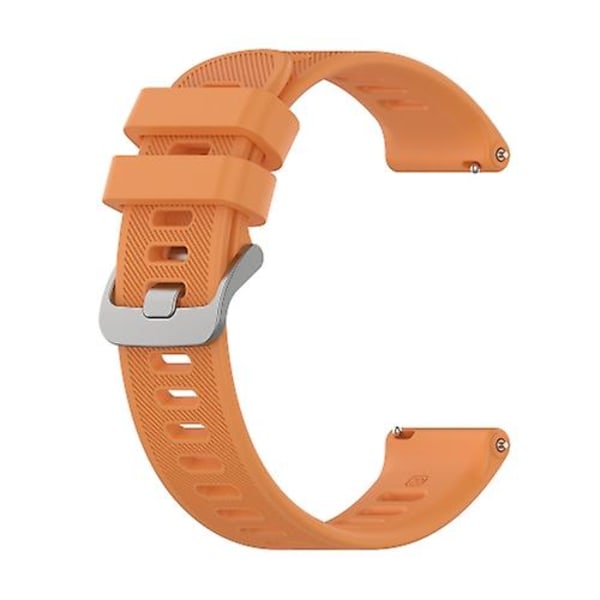 För Garmin Forerunner 158 / 55 Twill Silicone Watch Band Orange