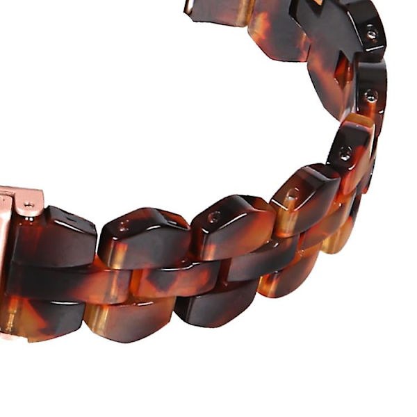 För Fitbit Versa 4 / Sense 2 Universal Rhombus Resin Watch Band Hawksbill