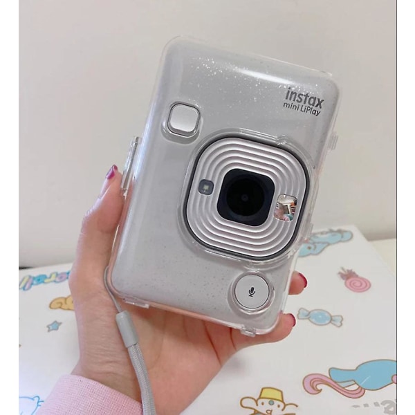 Case vaihto Fujifilm Instax Mini Liplay Retro Style -tyyliin Clear