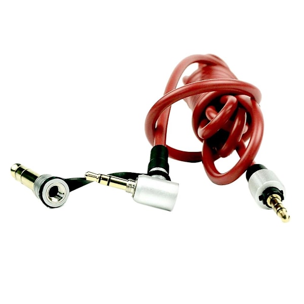 Spring Stereo Ljudkabel Ersättning för Dr Dre Solo/ Pro/ Mixr/ Hörlurar/ Studio For Beats Headset Adapter Black
