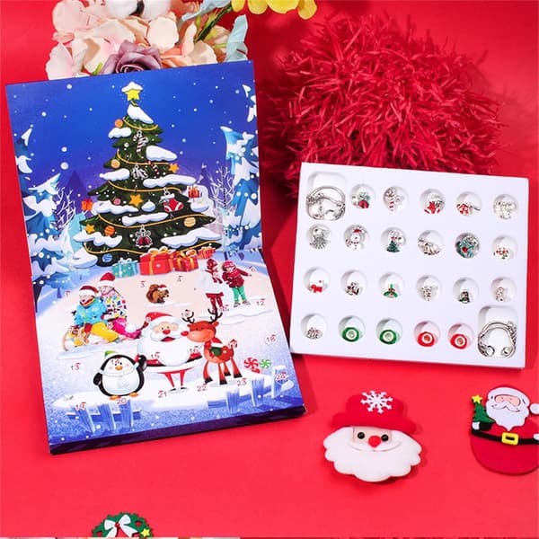Julekalender Børns DIY Armbånd Juleoverraskelsesgave (Stil 4)