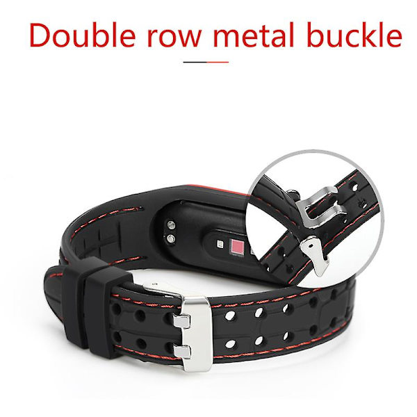 Silikonihihna Xiaomi Mi Band 6 7 5 3 4 Lisävarusteet Urheilurannekkeen Vaihtovyö Correa Ranneke Mi Band 7 6 Nfc Ranneke Red-C Mi band 3 4