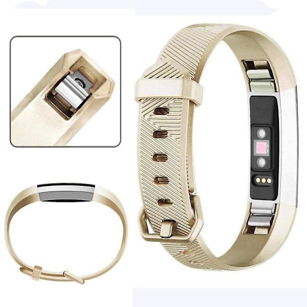 För Fitbit Alta / Alta Hr watch i metall i watch Champagne Gold