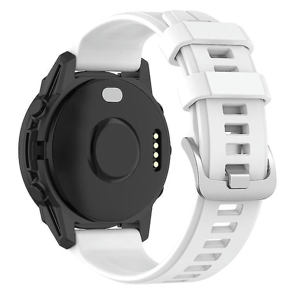 Til Garmin Descent G1 / Forerunner 745/945/935 / Approach S62 Solid Color Silicone Watch VDCC White