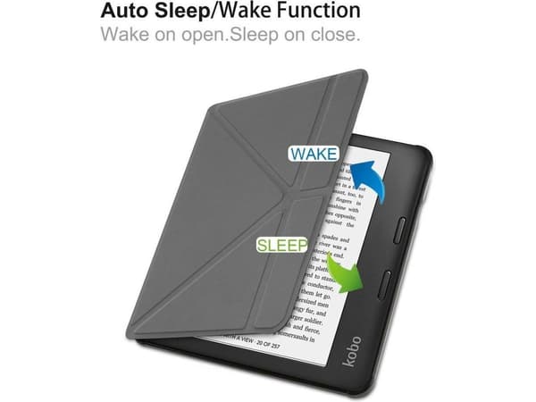 Auto Wake/Sleep Tablet Cover (kobo Libra 2 7 Oransje)