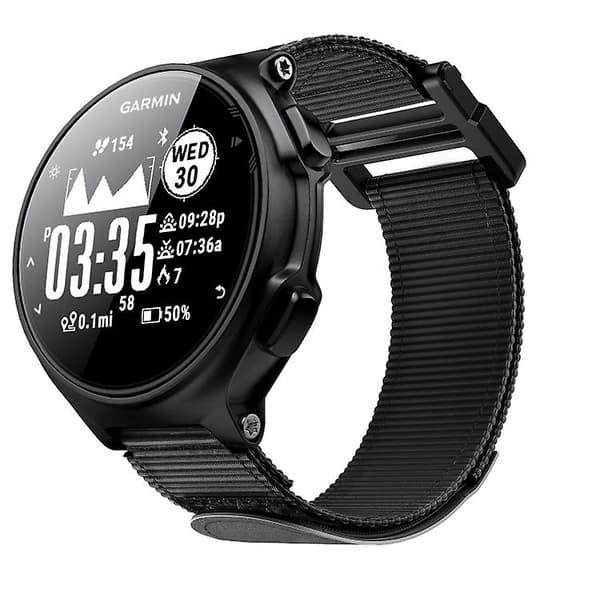 För Garmin Forerunner 735xt Watch med krok och nylon Black
