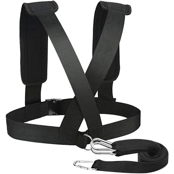 Fitness Sled Sele Harness Polstret S skulderrem Wrkut Træningsudstyr