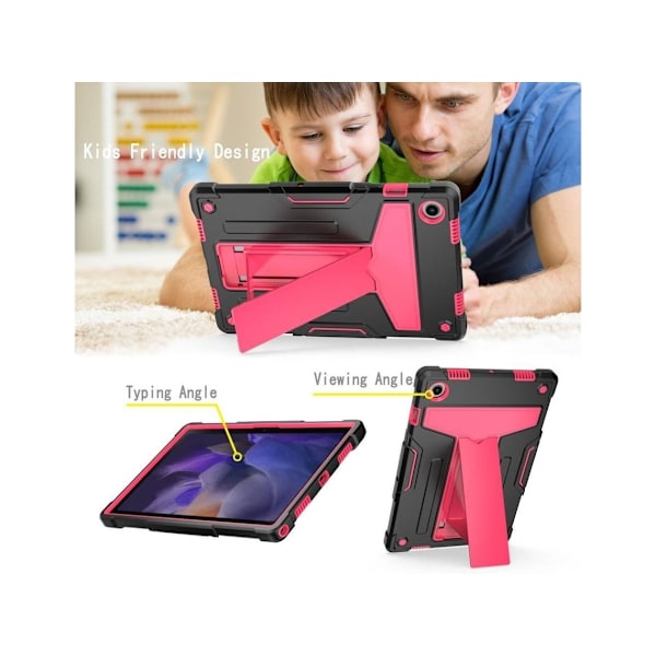 Tabletin suojakotelo jalustalla 10.5 Musta) (Samsung Galaxy Tab A8 10.5 (2021)