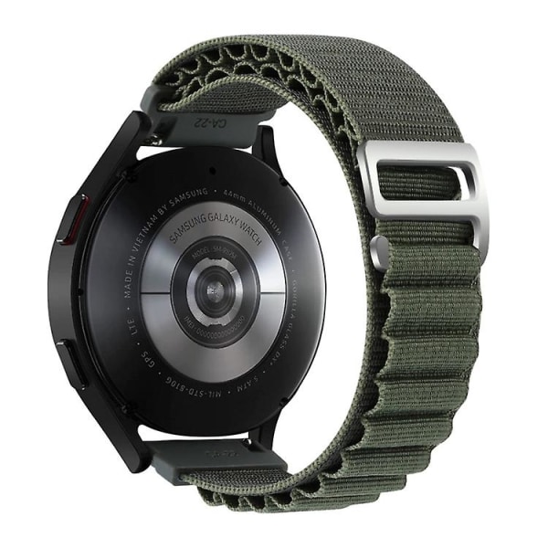 För Garmin Forerunner 255s / Venu 2s Universal Nylon Watch Band Green
