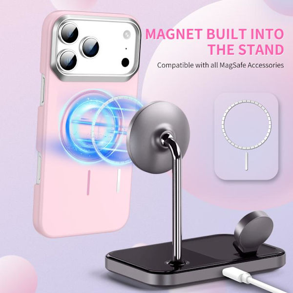 Etui til iPhone 17 Pro Max, faldbestandigt, sort